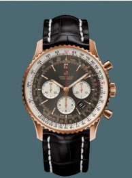 Imitation Best Quality Breitling Navitimer 1 B01 Chronograph 46 Red gold Anthracite WT01184