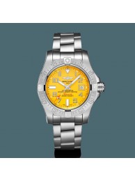 Imitation Breitling Avenger II Seawolf Steel satin-finish Cobra Yellow Breitling WT00759