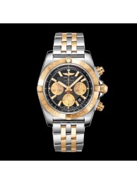 Imitation Breitling Chronomat 44 Steel & gold Onyx Black WT00751