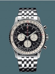 Imitation Breitling Navitimer 1 B01 Chronograph 46 Steel Black WT01596