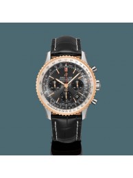 Imitation High Quality Breitling Navitimer 1 B01 Chronograph 43 Steel & red gold Stratos Gray WT01820