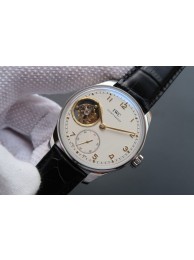 Imitation IWC AZ Portuguese Tourbillon White Dial Markers IWC WT00881