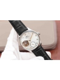 Imitation IWC AZ Portuguese Tourbillon White Dial Markers WT01869