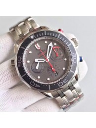 Imitation Omega Seamaster 300m Diver ETNZ Regatta Co-Axial Chronograph Gray Dial Bracelet Omega WT01426