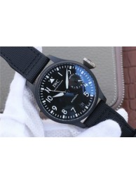 IWC Big Pilot Real PR IW502001 Real Ceramic V2 Black Calfskin Strap IWC WT00614