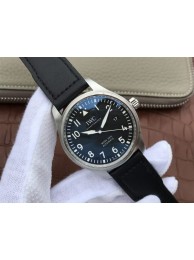 IWC Mark XVIII IW327001 Black Dial Leather Strap WT01172