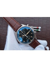 IWC Pilot Chrono IW387808 Black Dial Leather Strap IWC WT01163