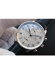 IWC Portuguese Chrono IW371446 Blue Leather Strap WT01568