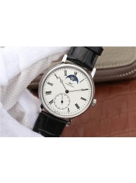 IWC Vintage IW544805 White Dial Black Leather Strap WT01506