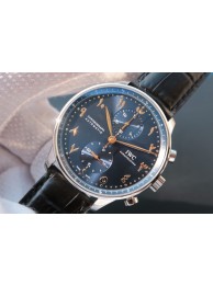 IWC YLF Portuguese Chrono Dubai limited Edition Blue Dial Markers WT00690