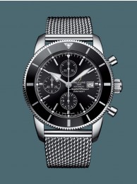 Luxury Breitling Superocean Heritage II Chronograph 46 Steel Volcano Black WT01396