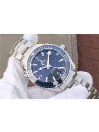 Luxury Omega Planet Ocean Professional Blue Liquidmetal Bezel 45mm Bracelet WT01502