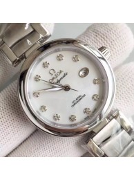 Omega De Ville Lady White Dial Bracelet WT01308