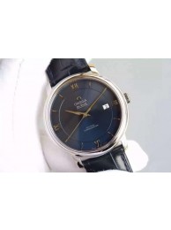 Omega MKF De Ville 39.5mm Blue Dial Blue Leather Strap Omega WT01189