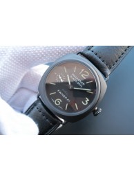 Panerai PAM292 Real Ceramic Black Leather Strap WT01201