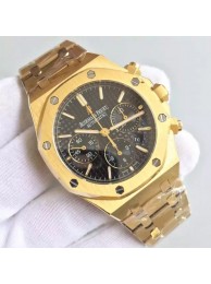 Replica Audemars-Piguet Royal Oak Chronograph 26320 Black Dial Bracelet WT01685