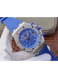 Replica Audemars-Piguet Royal Oak Offshore 2018 SIHH Indigo Blue Blue Rubber Strap WT01899