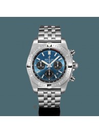 Replica Breitling Chronomat B01 Chronograph 44 Steel Blackeye Blue Breitling WT00933