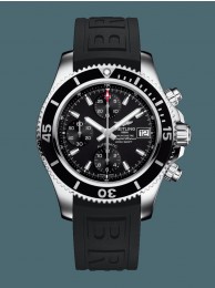 Replica Breitling Superocean Chronograph 42 Steel Volcano Black WT00635