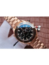 Replica Designer Omega Planet Ocean Master Chronometer Black Bezel Black Dial Bracelet WT00954