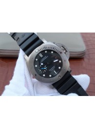 Replica Designer Panerai PAM1305 Titanium Black Dial Rubber Strap WT01066