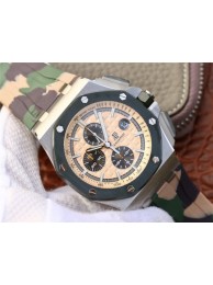 Replica Hot Audemars-Piguet Royal Oak Offshore 2018 SIHH Comba 44mm Green Ceramic Bezel Camo Rubber Strap WT01587