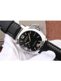 Replica Luxury Panerai PAM498 Black Dial Leather Strap WT00553