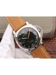 Top Panerai PAM127 Brown Leather Strap with Y-Incabloc WT00583